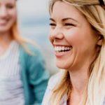 happy woman after successful anorexia treatment