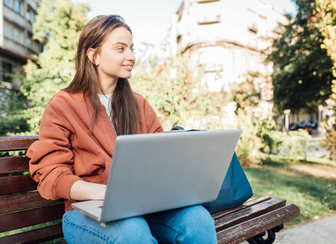 studying outside