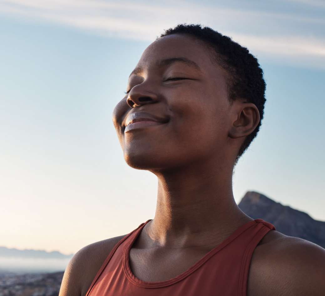 lady smiling