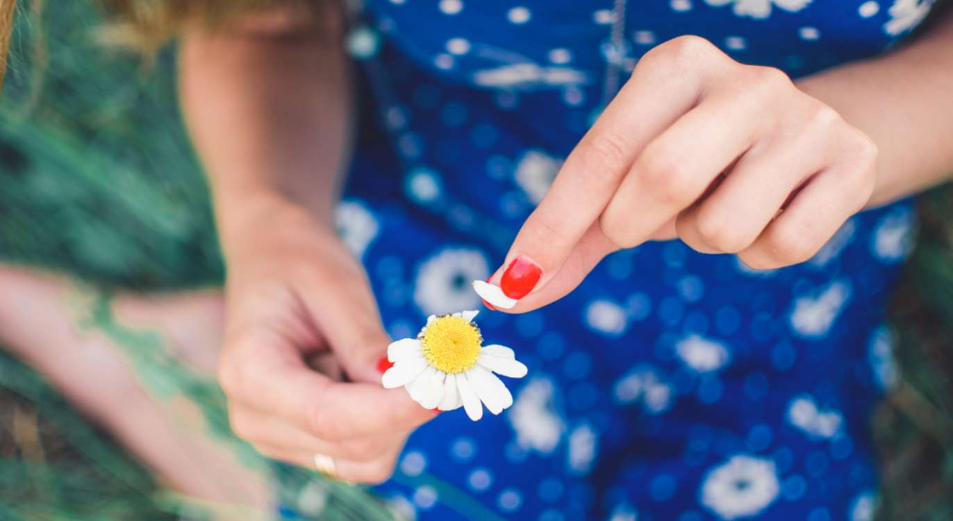 picking flower